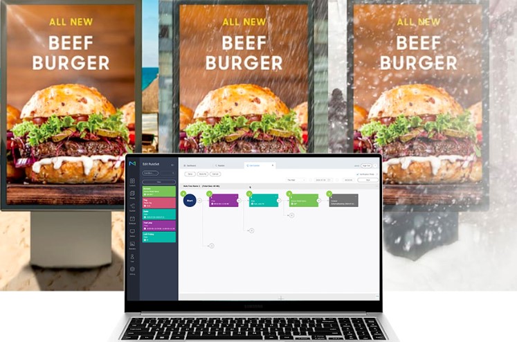 Samsung MagicInfo Yönetim Yazılımı – Menu Board